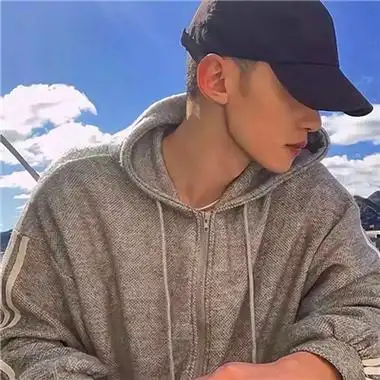 高清帅气侧脸男生头像真人图片 干净好看的高颜值侧脸男头