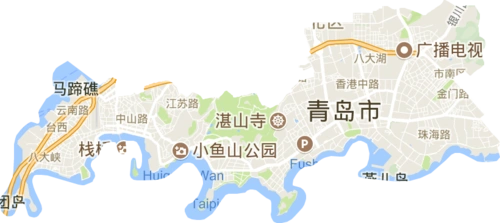市南区高清电子地图