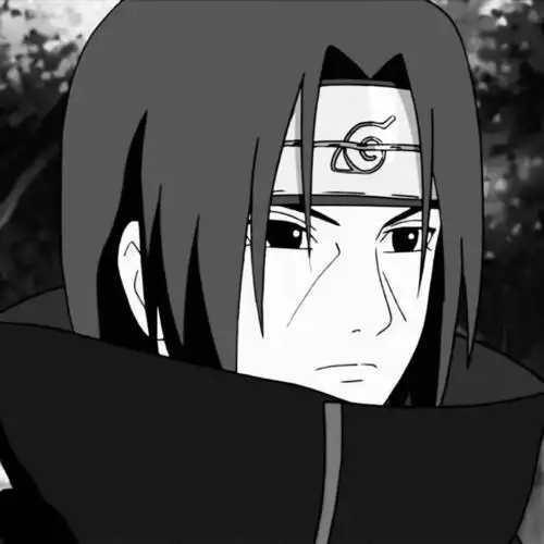 宇智波鼬头像超清黑白
