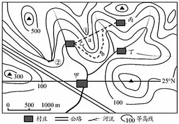 等高线地形图怎么看,如何判读等高线地形图(填图记忆与测试——地形图