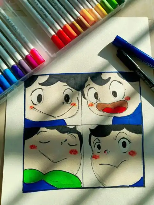 波吉,,四宫格教程/🌈