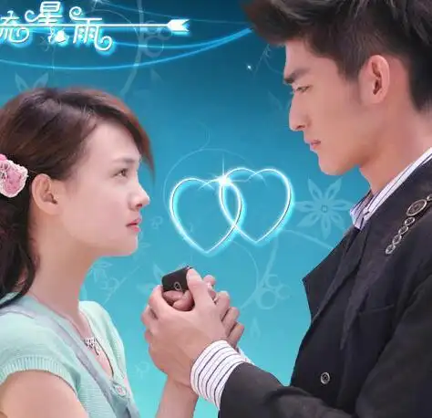 图一起来看流星雨海报吸人眼球众明星打造浪漫爱情剧