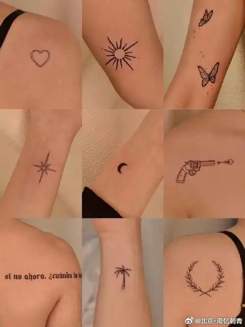 今日纹身图案分享小图纹身#纹身分享##女生纹身##纹身设计
