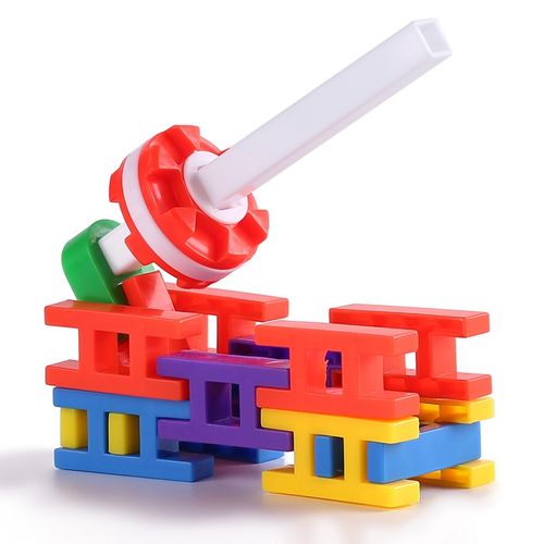 儿童拼接益智淘奇和密码大小h型拼插拼装塑料lasy积木玩具3-6周岁