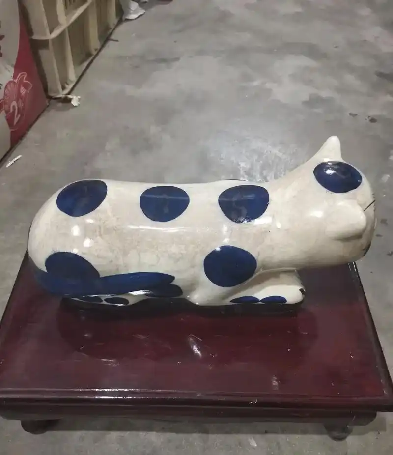 一枕古瓷,千年梦华 磁州窑猫枕 - 抖音