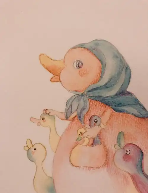 鸭妈妈和小鸭子们