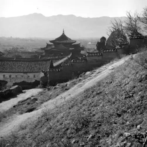 【每天老照片】--7854--历史老照片:1938年的云南丽江古城风景