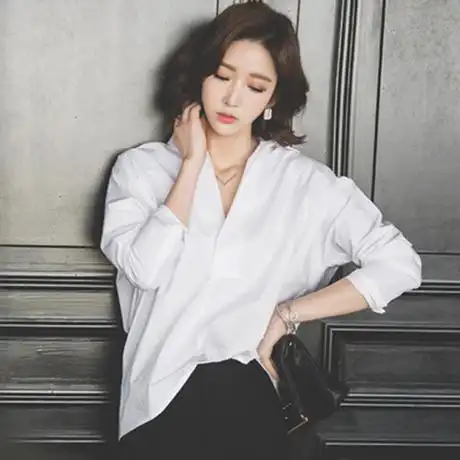 【新款女衬衣】_纯棉衬衫图片_春秋新款女衬衣价格_搭配分享 - 爱逛街