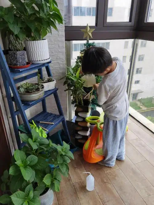 当然他也有调皮捣蛋的一面,把他自己房间的四面墙画的到处都是,为了不