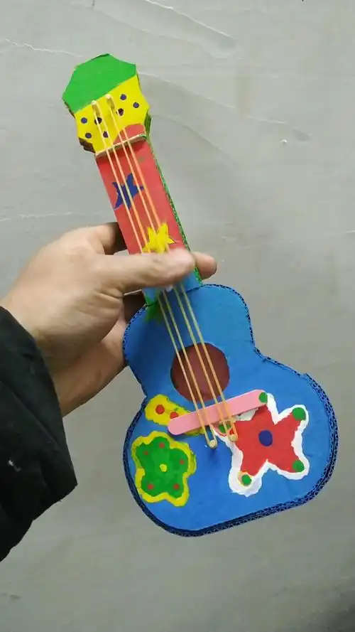 手工制作#纸板造吉他