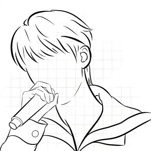 单线版线稿客单严浩翔