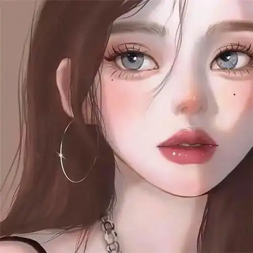 成熟动漫女头像唯美有气质 高清好看的魅力女人卡通头像图片