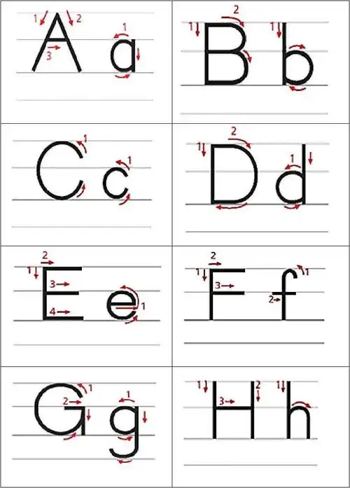 字母卡片打印版-木棍体zjq