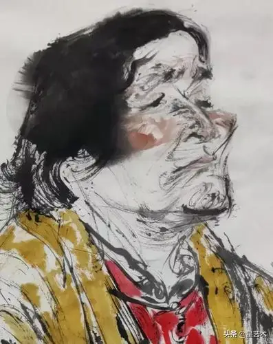 任惠中写意人物画