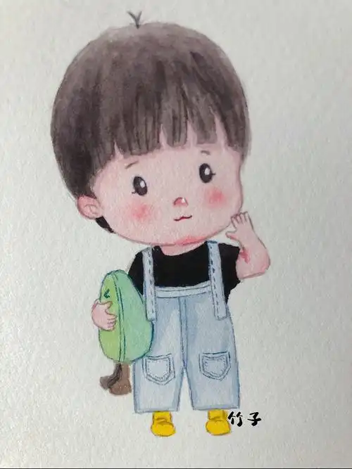 原创照片手绘萌宝