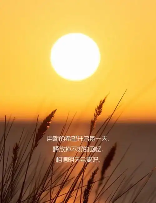 释放掉不好的回忆.相信明天会更好.