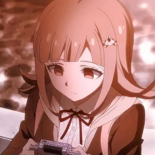 《弹丸论破》七海千秋,爱打游戏的小天使,动漫头像壁纸自剪