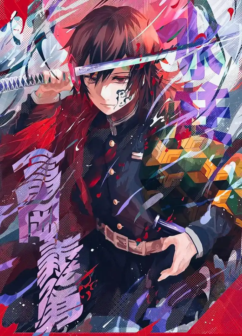 4k壁纸 #鬼灭之刃  炫酷壁纸 燃爆你的内心#动漫 #送 - 抖音