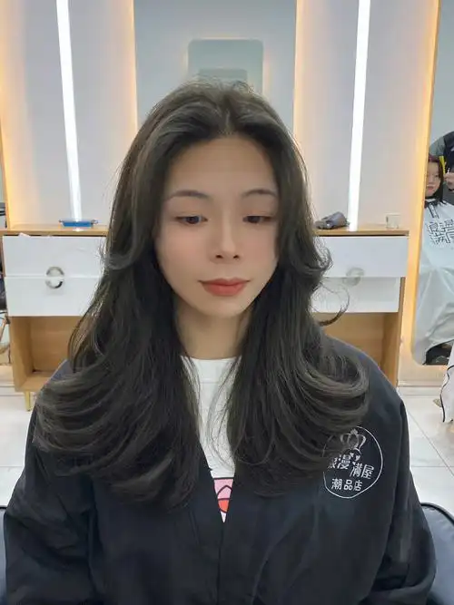 中长发纹理烫