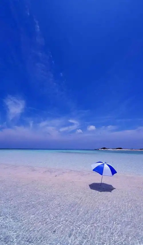 夕阳残照 海阔天空 手机壁纸