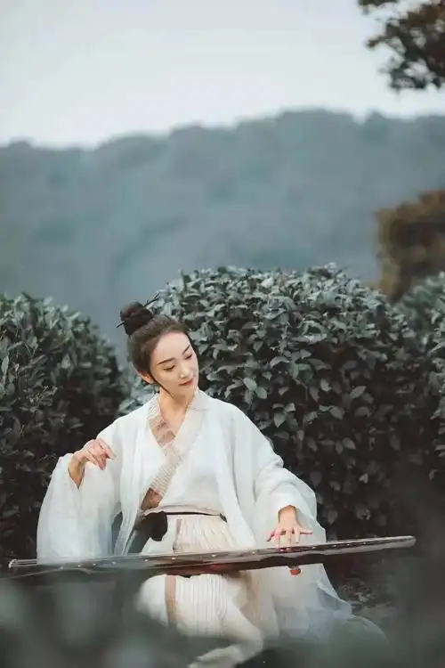 以世间有声之音 照见无声之乐古琴悠扬厚重而深远抚琴者似乎透过这