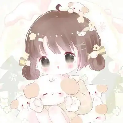 头像卡通女呆萌可爱少女心