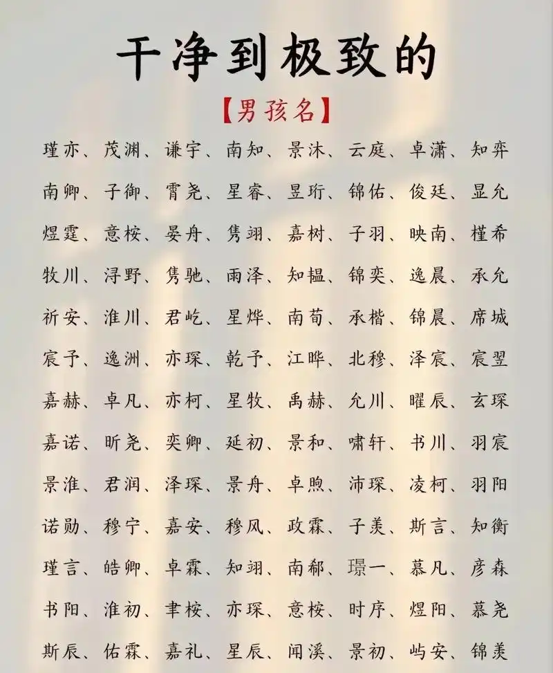 2024龙年男宝宝起名参考大全.#名字 #宝宝起名 #新生儿 - 抖音