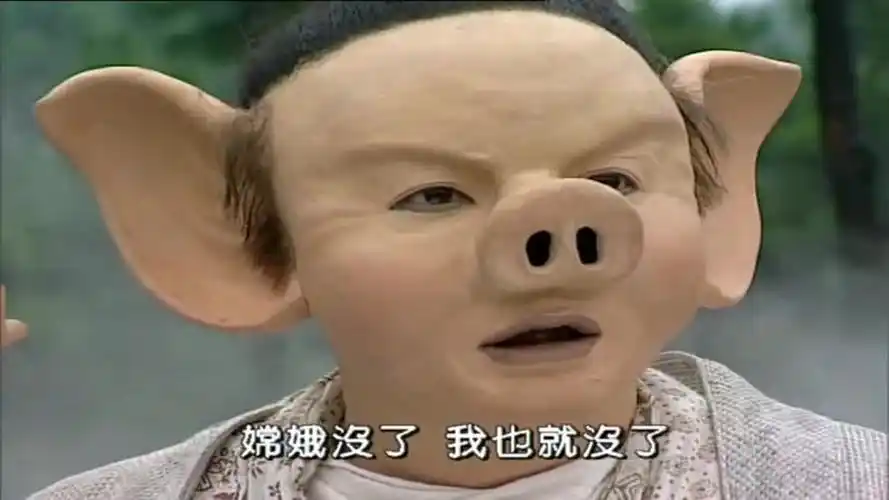 春光灿烂猪八戒八戒被人服侍舒舒服服照镜子被自己吓晕