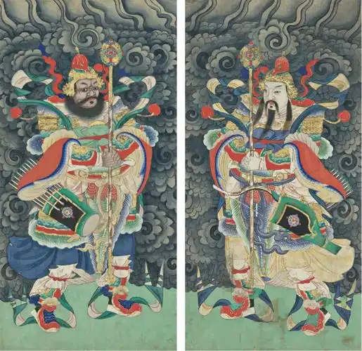 春节赏门神在宫里当差的门神有什么特色