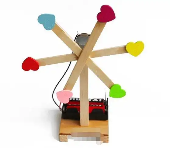 科技小发明电动风车手工制作步骤图 简单还易懂