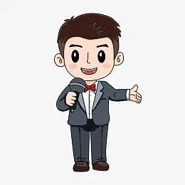 矢量新闻联播主持人