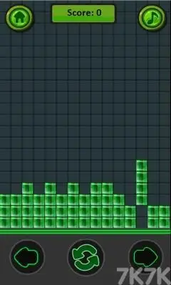 绿色俄罗斯方块