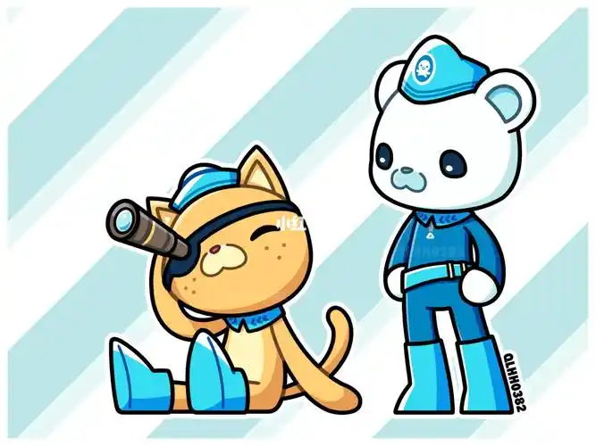 海底小纵队#海底小纵队呱唧#海底小纵队巴克队长