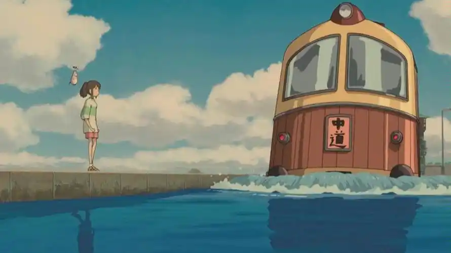 活动作品最美的电车之旅千与千寻的水上电车