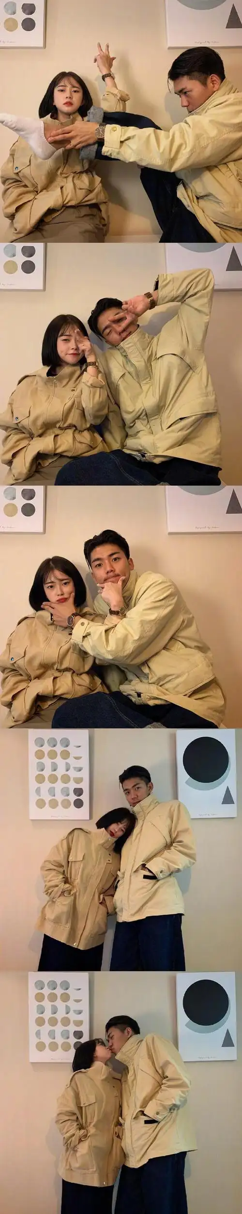 搞怪的情侣合照姿势get 91_高清图集_新浪网