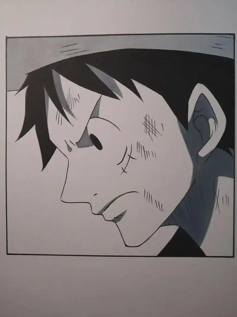 这个路飞够简单了吧 快画快画#海贼王 #路飞 #绘画过程 # - 抖音