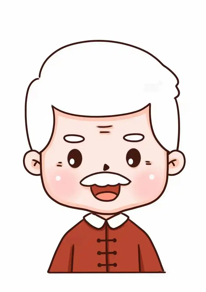 爷爷奶奶简笔画 - 抖音