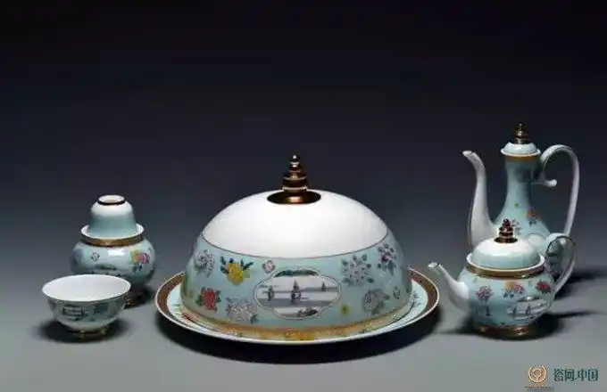 中国国家博物馆及杭州市总工会收藏嵇锡贵设计g20峰会国宴瓷