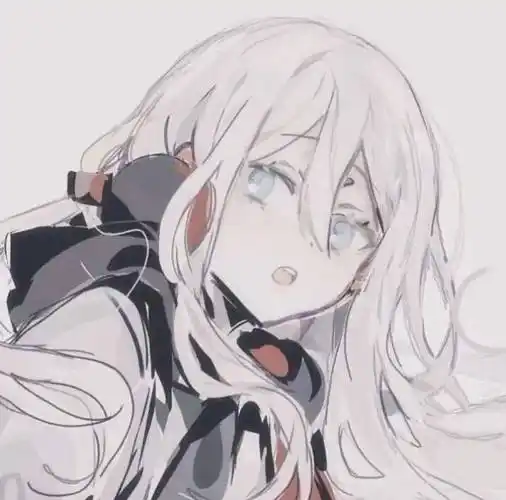 动漫女生头像の满眼忧郁女头