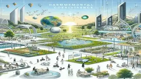 探索2050年:科技与环保的和谐共存,人类生活新纪元