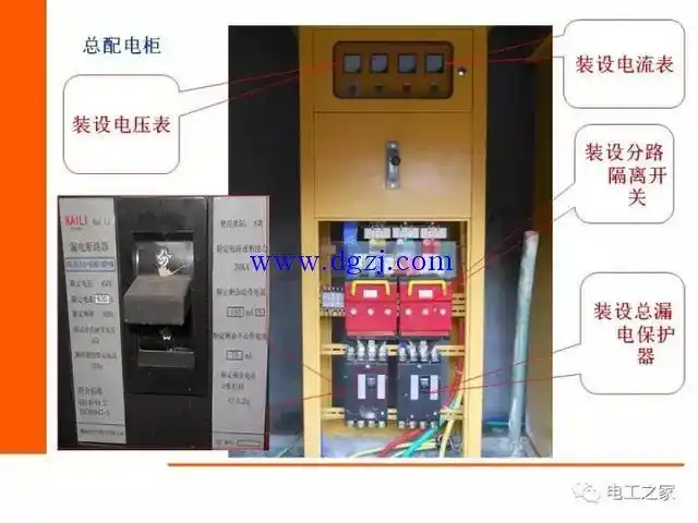 施工临时用电配电箱做法示意图解