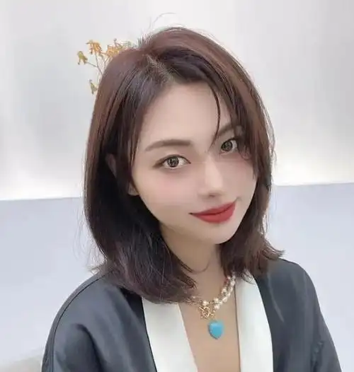 不烫的锁骨发推荐 直发锁骨发清新减龄_直发发型 - 美发站