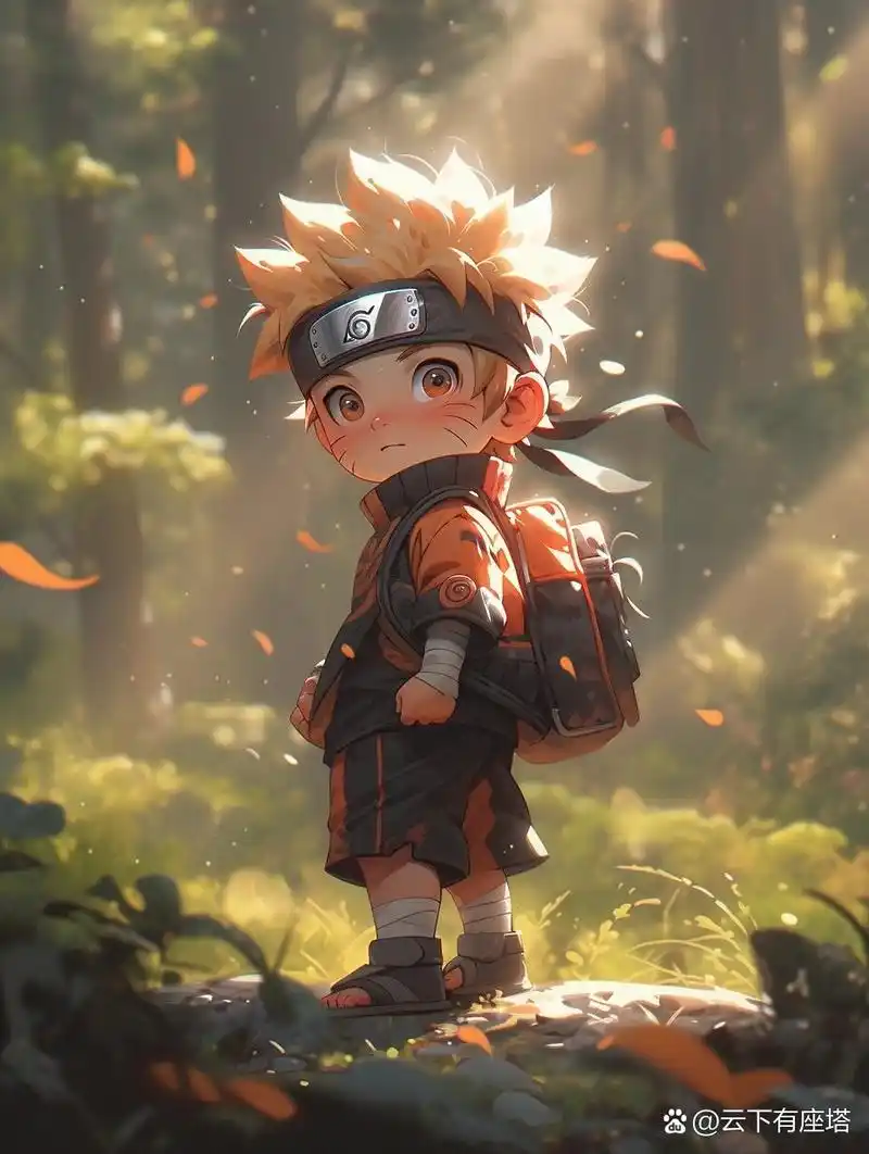 火影忍者| 鸣人03q版壁纸 作为火影,我已经习惯了面对各种危机和