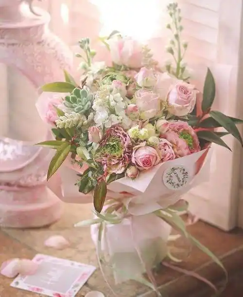 梦幻花束,甜美美少女心!