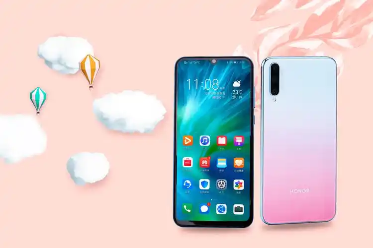 荣耀20青春版图赏:幻彩渐变彰显年轻个性_屏幕