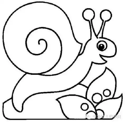 《数字画》中班幼儿简笔画乌龟图片中班幼儿涂简笔画幼儿美工简笔画