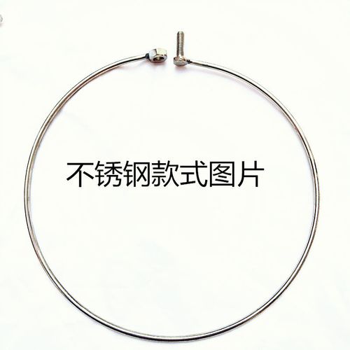 抄网头大力马抄网兜实心不锈钢圈圈折叠不锈钢抄网兜加粗不锈钢