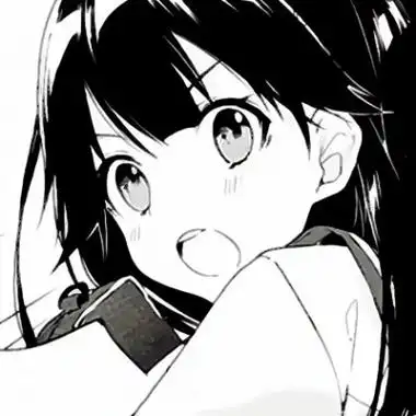 黑白系动漫女生头像高冷 伤感侧脸日系动漫女头