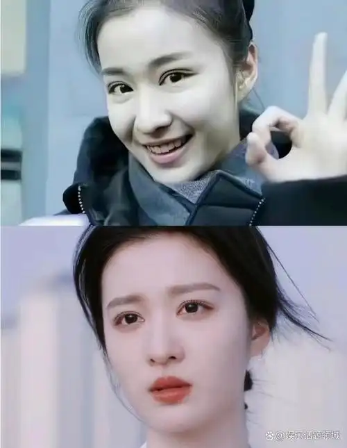 王楚然小时候的照片也能看出来是个美人胚子.