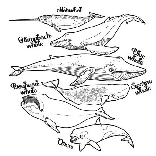 鲸,乱画,螺旋花纹呢,抹香鲸,座头鲸正版图片素材下载